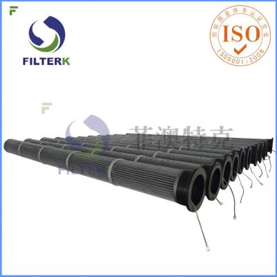 China Anti Static Cartridge Filter Element Pulse Jet Tubesheet Pleated Bag Of BHA for sale