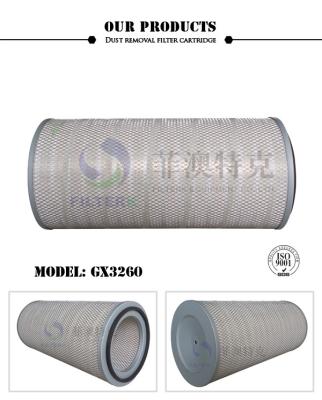 China Pleated Turbine Oil Filter , Not Rust Cartridge Industrial Air Intake Filters for sale