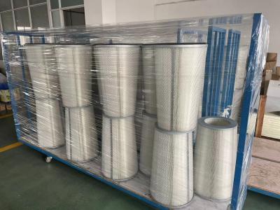 China Polyester PTFE Cartridge Filter 324x213x1000mm Cylindrical for sale