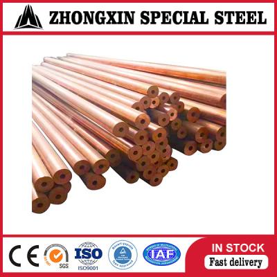 China Electrical Drawing Extruded C1100 Pure Copper Rod L1000mm Continuous Casting for sale