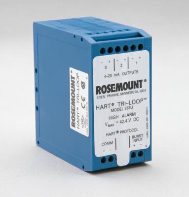 China 0.27lb Emerson Rosemount Transmitter 333 HART® Tri-Loop™ Signal Converter Hart Tri Loop 333u for sale