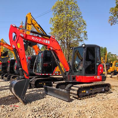 China Second Hand Kubora Kx165 Digging Repossessed Mini Excavators 6 Ton for sale