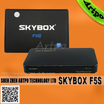 China Skybox F5S Best Digital Tv Receiver Linux OS STB w/ CCCAM / Youtube / WIFI / GPRS / Scart / AV / CA - Black for sale