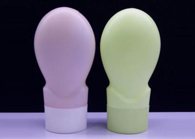 China Colorful 100ml HDPE Plastic Bottles For Suncream Whitening Cosmetic Packaging for sale