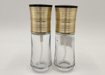 Chine le cosmétique 30ml en verre transparent met la conception en bouteille d'or de macramé portative à vendre