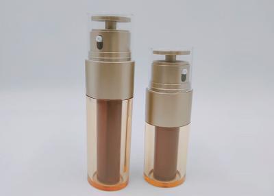 China 30ml - 50ml Double Wall Empty Cosmetic Bottles , Plastic Cosmetic Bottles With Sprayer for sale