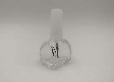 Cina Codice di vetro 392330 di HS della bottiglia dello smalto di trucco di bellezza con la spazzola bianca in vendita