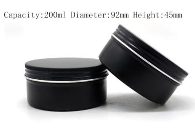 China 200ml Aluminium Containers For Cosmetics , Cosmetic Metal Tin Box For Lip Blam for sale
