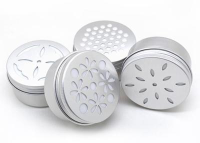 China 68mm Cosmetic Aluminum Jars Air Freshener Cap Type Silk Screen Printing for sale