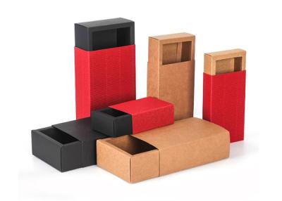China Materiales reciclados caja de empaquetado únicos del papel de Kraft para los productos cosméticos en venta