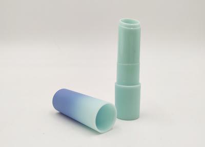 China Gradient Color Private Label Empty Lip Gloss Tubes 3.5g Cylinder Shape for sale