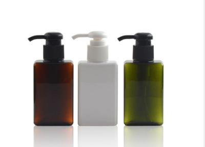 China Eco Friendly 200ml PETG Plastic Refillable Shampoo Bottles For Hand Wash Cream for sale
