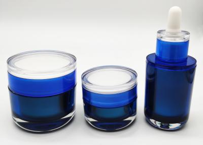 China Botella de aceite esencial de cristal de empaquetado cosmética del dropper de 30ml 30g 50g en venta