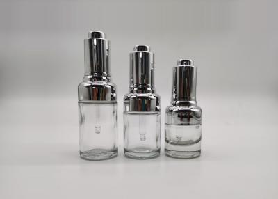 China Botella de vidrio clara del perfume del aceite esencial 30ml 20ml 15ml en venta