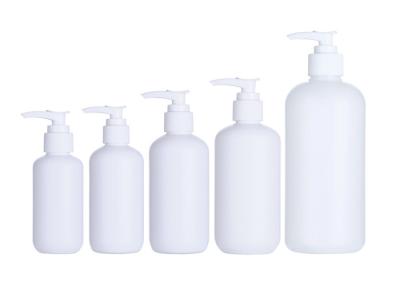 China 250ML Round HDPE Lotion Bottle For Shampoo Shower Gel Packaging for sale