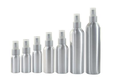 China 50ml 100ml 150ml Aluminum Sunscreen Spray Bottle For Packing Perfume for sale