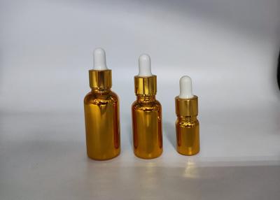 China 10ml 15ml 30ml Amber Glass Cosmetic Bottles Essential Oil Glass Dropper Container for sale