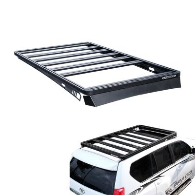 China AL6063 SS304 Material Toyota Prado Lc200 Roof Rack with Long Roof Rail Rack Basket for sale