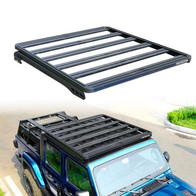 China Jeep JT Off Road Roof Rack com revestimento em pó e material de liga de alumínio à venda