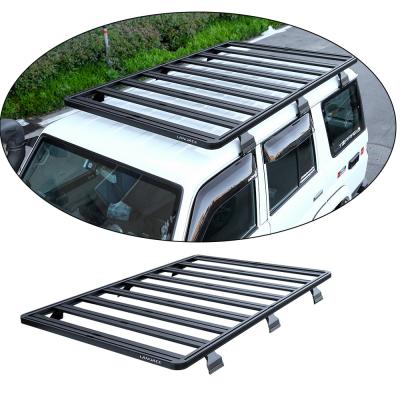 China Lightweight Car Roof Rack Roof Luggage Rack  Aluminium Alloy For Toyota LC76 for sale