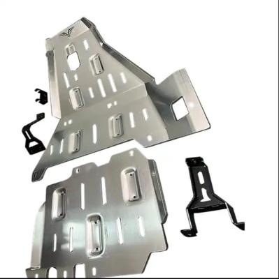 China High- Silver Engine Cover Full Skid Plate Chassis Guard Board for Jeep Wrangler JL 4x4 for sale