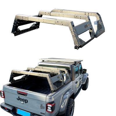China 4x4 Aluminium Pickup Truck Bed Rack Voor Jeep JL JK Roll Bar Universal Te koop