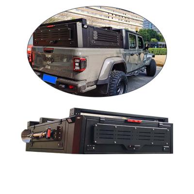 China Bloqueo Gladiador JT 4x4 Accesorios de automóviles de aleación de aluminio camioneta de recogida cubierta de cama tapa dura techo impermeable para Jeep en venta
