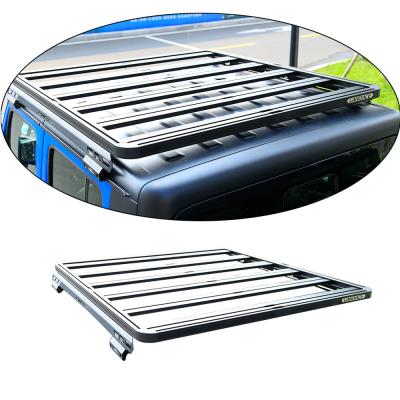 China 4x4 Vehicle Exterior Accessories Roof Rack High- Aluminum Roof Rack for Jeep Wrangler JT for sale