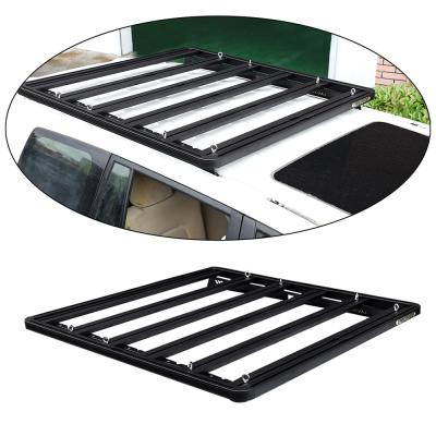 China Roof Mount 4X4 Land Cruiser Low Profile Roof Rail Rack for Toyota Short Roof Luggages for sale
