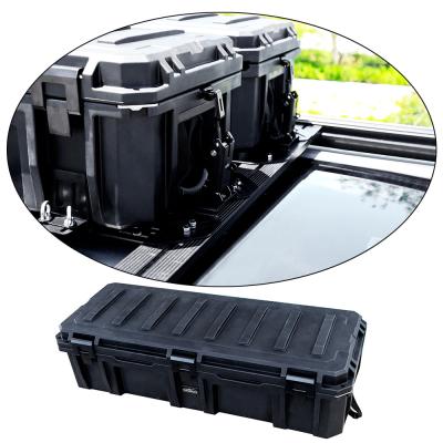 China 110L Capacidad de caja de equipaje de techo de cochera de cochera dura caja de herramientas de trabajo pesado en venta