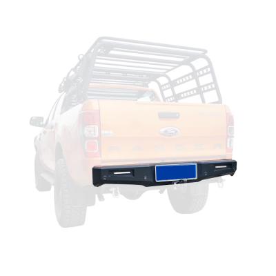 China Original Car Hole Installation Front Bumper for Ford Ranger Steel Car Rear Bumpers for sale