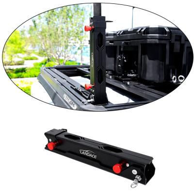 China Universal 4x4 Off Road Roof Rack Mount Flagpole Bracket 308*98.5*51.4mm Universal Fit for sale