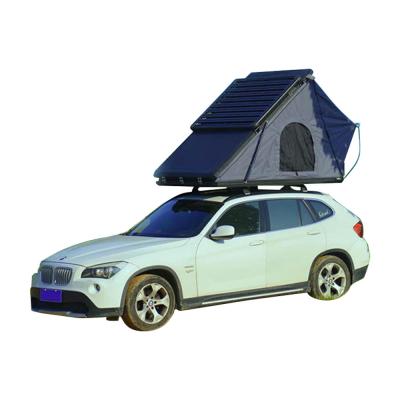 China Gray Car Side Awning Rooftop Triangle Awning Waterproof 4x4 for sale