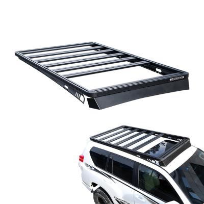 China 33.5kg Black Customized Car Auto Spare Parts Flat 4X4 Car Roof Rack for Toyota LC200 for sale