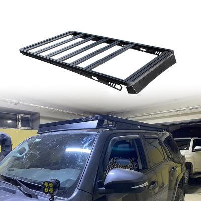 China Black Universal Aluminum 4X4 Hard Top Luggage Brackets Car Roof Racks For Toyota 4Runner for sale