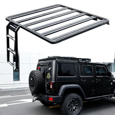 China Alta 4x4 lateral escada de suporte escada de carro para Jeep Wrangler JK tamanho 840 * 400 * 261mm à venda