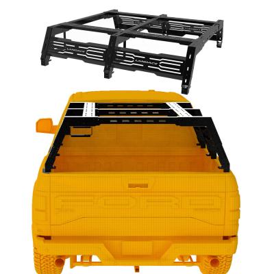 China JEEP Compatible Powder Coated Adjustable Pickup Roll Bar Rooftop Tent Truck Bed Rack for sale