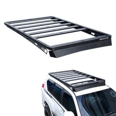 China Powder Coating 4x4 Universal Car Roof Basket Luggage Rack for Toyota LC150 LC200 for sale