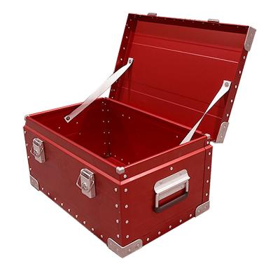 China Red Aluminum Alloy Camping Tool Box For Truck Off Road Adventures for sale