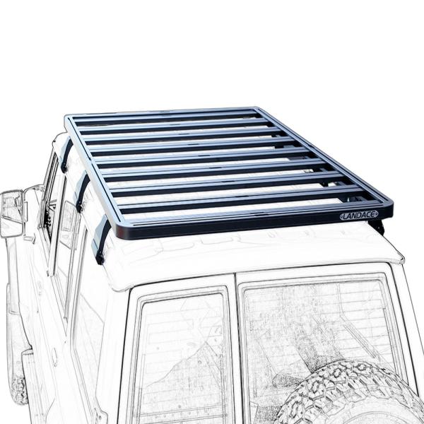 Quality Aluminum Alloy Platform Tray for Toyota Y60 Offroad 4x4 Roof Placement Luggage for sale