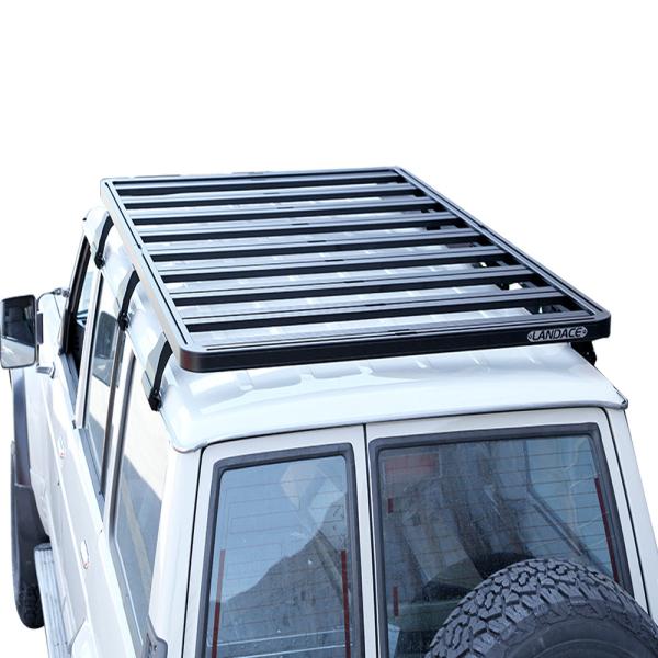 Quality Roof Mount Universal Roof Basket for Toyota Y60 Laser Cutting Aluminium Cargo for sale