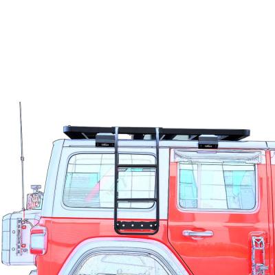 China ISO9001/TS16949 Certified Black and Red Side Foot Ladder for 2019-2022 Rubicon Wrangler JL for sale