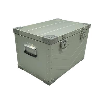 China Silver Camping Storage Container 1.2mm Thickness Camping Storage Bins for sale