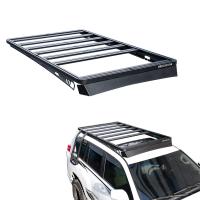 Quality LC79 4x4 Off Road Vehicle Roof Rack Black Powder Coated UV Stable Luggage Roof Basket for sale