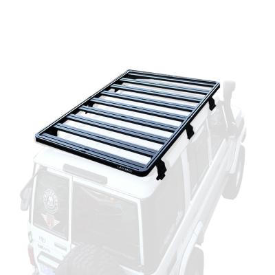 China Black Aluminum Alloy Roof Rack for LC76 Off Road Vehicle Roof Placement Solution for sale