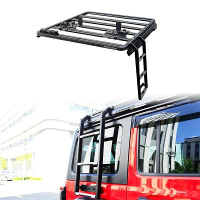 China Black Powder Coating Side Roof Climbing Ladder For JEEP WranglerJK Net Weight kg for sale