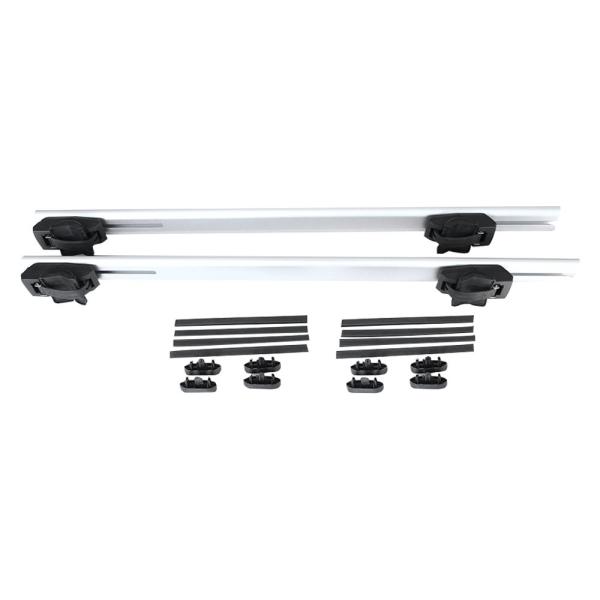 Quality Extrusion Aluminium Truck Bed Cross Bars 117cm Roof Rack Rails for sale