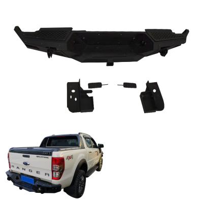 China Steel Rear Bumper for Ford Ranger Unique Design Customization Car Body Kit Spare Parts for sale