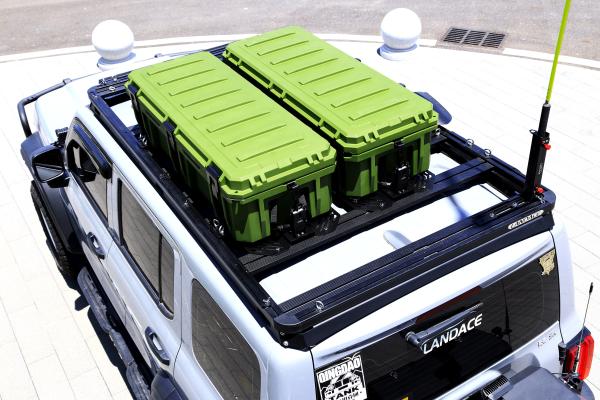 Quality Qingdao Landace's Easy Installation Roof Rack Mounted Heavy Duty Tool Box for sale