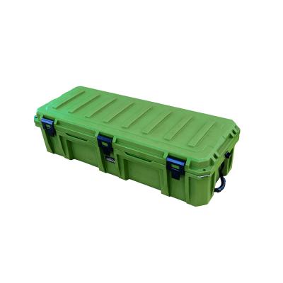 China Cuerpo de carga Roto moldeado de peso ligero con cerradura de almohadilla y montaje de correa 116QT Volumen en venta